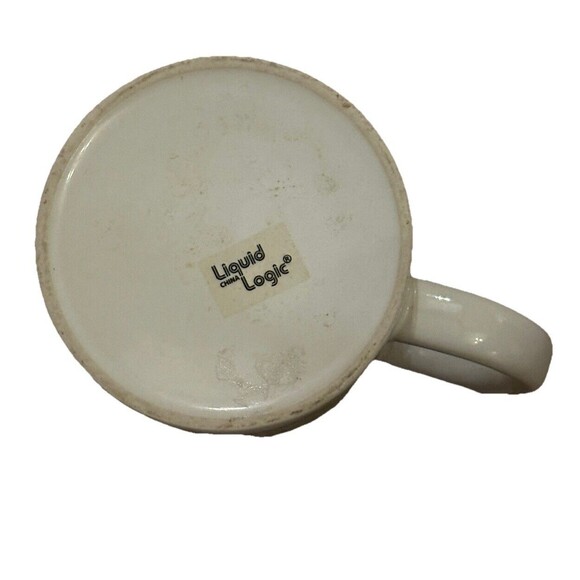 Vintage NOS LOS ANGELES LAKERS Logo Coffee Mug Cup Liquid Logic 12oz NBA White - Picture 4 of 5